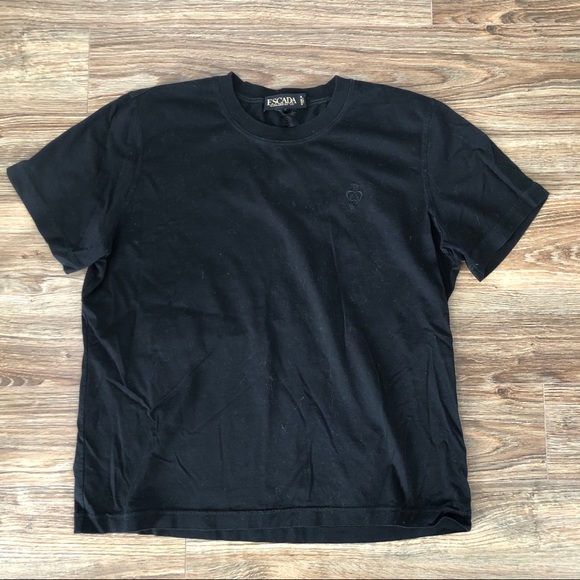 ESCADA Margaretha Ley Black Tee - Picture 3 of 3